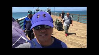 Oceanside pier fishing for 3hrs [upl. by Ailama841]