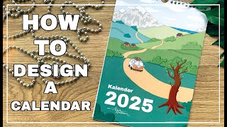 How to einen Kalender designen procreate painting calendar2025 [upl. by Oster]