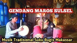 Gendang Maros Khas Suku Bugis Makassar  Alat Musik Tradisional Indonesia [upl. by Ramalahs579]