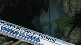 World Painter Tutorial Huge Custom Caves amp Custom Brushes [upl. by Branen]