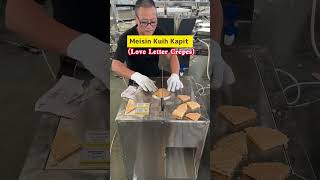 Easy steps to make Kuih kapit Mesin Kuih kapit [upl. by Dewhurst]