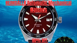 HEIMDALLR Automatic Mechanical Watches Save up to 60 [upl. by Bette]