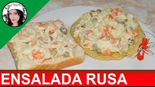 ENSALADA RUSA 🥙  CON POLLO 🍗 [upl. by Schalles258]