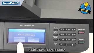 Reset de Fusor e Unidade Laser  Brother MFC  8952DW [upl. by Haret]