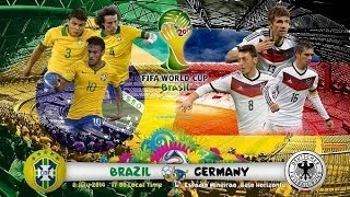 Brasile vs Germania 17 Semifinale Mondiale 2014 Brasile [upl. by Quickman694]