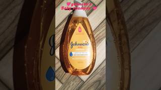 Johnsons baby shampoo review 💗 youtubeshorts haircare viralvideo babycartoon shorts babycare [upl. by Robillard]