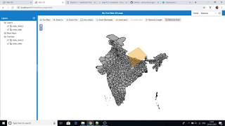 Add GIS functions to WebGIS page ie Zoomin Zoom to extent Measure featureinfo etc  part2 [upl. by Norrahc]