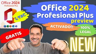 INSTALAR OFFICE 2024 Professional Plus LTSC PREVIEW ✅ Gratis y 100 Legal ✅ [upl. by Brad]