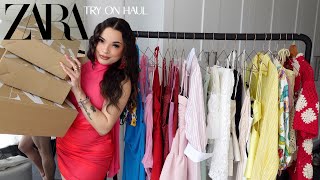 HUGE ZARA TRY ON HAUL  SUMMER 2024 [upl. by Anitsyrk307]