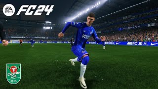 Chelsea Vs Barrow  Ft Cole Palmer Sancho  Carabao Cup  Full Match  FC 24 [upl. by Ailati]