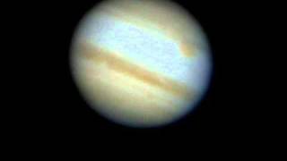 Jupiter with Sky Watcher MAK 180 and Philips Toucam pro II webcam [upl. by Sivla]