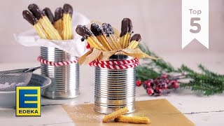 Top 5 Weihnachtsplätzchen  Von MürbeteigKeksen bis SpritzgebäckPommes  EDEKA [upl. by Enalahs]