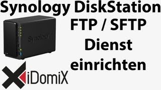 Synology DiskStation FTP SFTP Dienst einrichten und extern und intern nutzen [upl. by Yeslrahc]