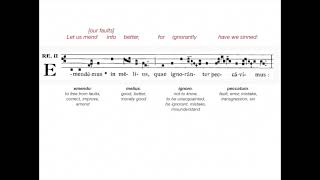 Emendemus in melius Gregorian chant for imposition of ashes on Ash Wednesday 3 of 3 [upl. by Hey]