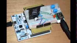 mbed NUCLEOF411RE 11bit PWM waveplayer sound music01 [upl. by Acsehcnarf]