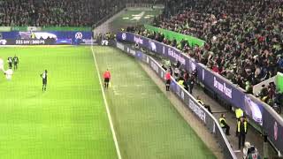 20191201 VfL Wolfsburg  SV Werder Bremen 23  Tor Milot Rashica [upl. by Esej]