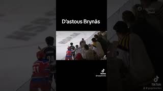 Brynäs back D’astous tackling mot Timrå hockeyhits brynäs timrå shl hockey [upl. by Gilly]