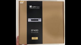 Hifiman EF400 Balanced Desktop DACAmplifier Unboxing [upl. by Mooney978]