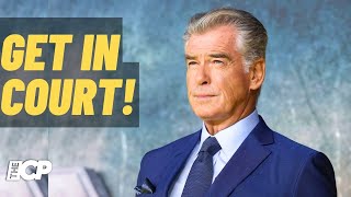 Pierce Brosnan slapped with court date next month  The Celeb Post [upl. by Burwell]