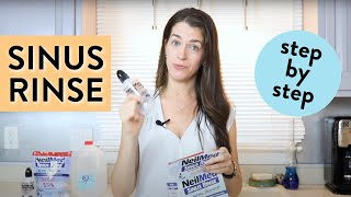 How to Use a Sinus Rinse  NeilMed Sinus Rinse Tutorial [upl. by Clyde248]