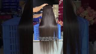 14 u part wig 200 density 40  straight hair 500g made  dyhair777upartwig straighthair [upl. by Nnyliak]