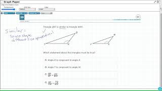 7th Grade STAAR Practice Attributes of Similarity 75A  6 [upl. by Eerahc327]