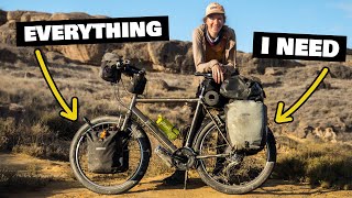 Complete Bike Touring Gear Setup  What to Pack for a Long Distance Bicycle Tour [upl. by Udelle121]