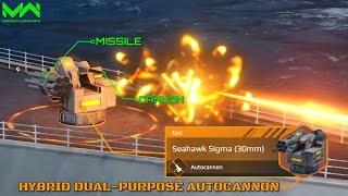 Seahawk Sigma 30mm Dual Purpose Hybrid Autocannon Full Review and Test  Modern Warships [upl. by Squires795]