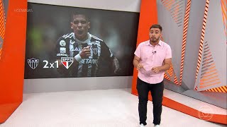 Globo Esporte MG  Com time reforçado Atlético vence o São Paulo em casa [upl. by Hoover]