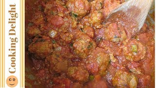 Spicy Italian Meatballs In Tomato Sauce 🇮🇹 [upl. by Celie]