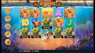 Big Bass Splash x10 Multiplier All Bonus Fish Caught [upl. by Ruskin895]