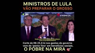 HADDAD FALA QUE O LULA ASSINOU EMBAIXO DOS CORTES NO BOLSA FAMILIA E VALE GAS DO POBRE [upl. by Assenad]