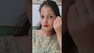 Use Kumkum Radha Gopi Bindi Art 🦚🪈krishna radhakrishna radhakrishna shorts trending reels [upl. by Ursi]