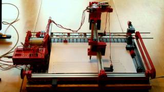 fischertechnik Einfacher Plotter mit Standardmotor [upl. by Itram47]