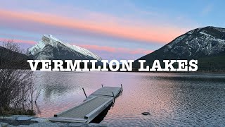 Vermilion Lakes  Banff National Park  Alberta Canada  Travel [upl. by Mackay]