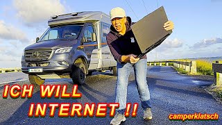 MOBILES INTERNET  TV STREAMING im Kastenwagen Wohnmobil‼️WELCHES ist DER BESTE ROUTER im Camper❓ [upl. by Weaver484]