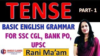 Tenses in English Grammar  Use of Since and For  By Rani Mam for SSC CGLBANK PO in Hindi  Part1 [upl. by Kristian]