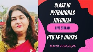 class 10 Pythagoras theoremPYQ MH Boardmaths 2 geometry🔥 [upl. by Carmel]