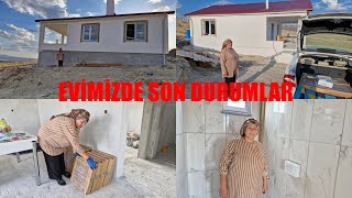 YENİ EVİMİZİN FAYANSLARINI ALDIK VE EVİMİZDE ŞİMDİYE KADAR YAPTIKLARIMIZ [upl. by Anerroc]