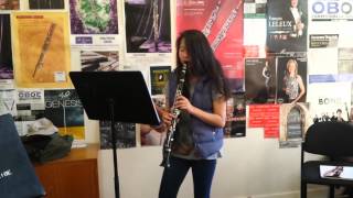 AMEB Clarinet Grade3 Menuet [upl. by Ardnazxela680]