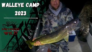 Walleye Camp Fishing the Michigan Opener [upl. by Corrine88]