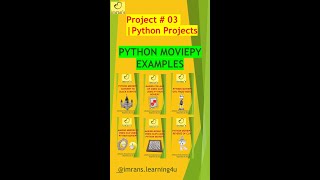 Python Project 03  Python Video Editing Examples using Moviepy [upl. by Harim]