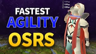 Fastest Agility XP in OSRS [upl. by Amado]