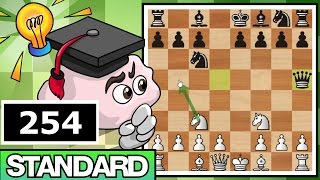 Standard Chess 254 IM Bartholomew vs TOuchlighter Scandinavian Defense [upl. by Oterol]