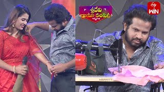 Hyper Aadi Performance  Sridevi Drama Company  2nd April 2023  ETV Telugu [upl. by Teresita]