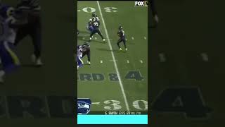 Geno Smith yells OMG after seeing Aaron Donald running at him nfl seahawks [upl. by Derek96]