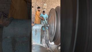 Amazing making stainless steel dish in factory viralvideos skillvideos italy germany france [upl. by Ebehp]