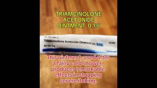 TRIAMCINOLONE ACETONIDE OINTMENT 01 [upl. by Effy]