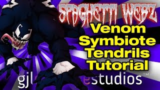 Venom Symbiote Custom Action Figure Tendrils Tutorial  Marvel Legends [upl. by Madox]