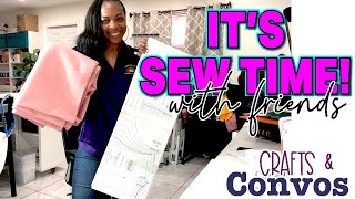 Crafts amp Convos  How to Sew a Hoodie Dress  Sew Time [upl. by Anahsahs722]